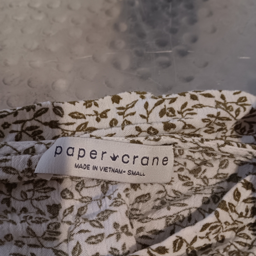 Paper Crane Floral Top